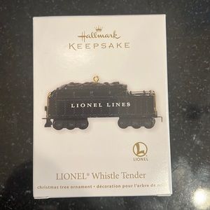 NIB 2011 Hallmark Keepsake LIONEL Whistle Tender Handcrafted & Metal Ornament